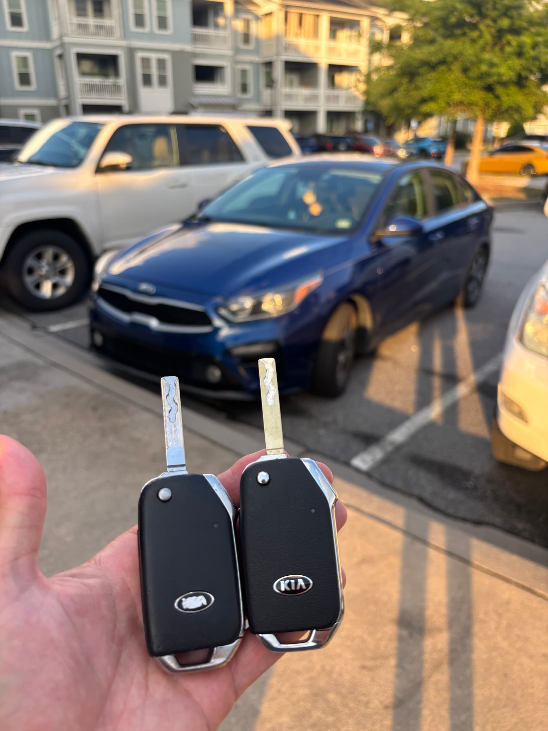 Kia Forte key replacement completed on site in Charleston SC