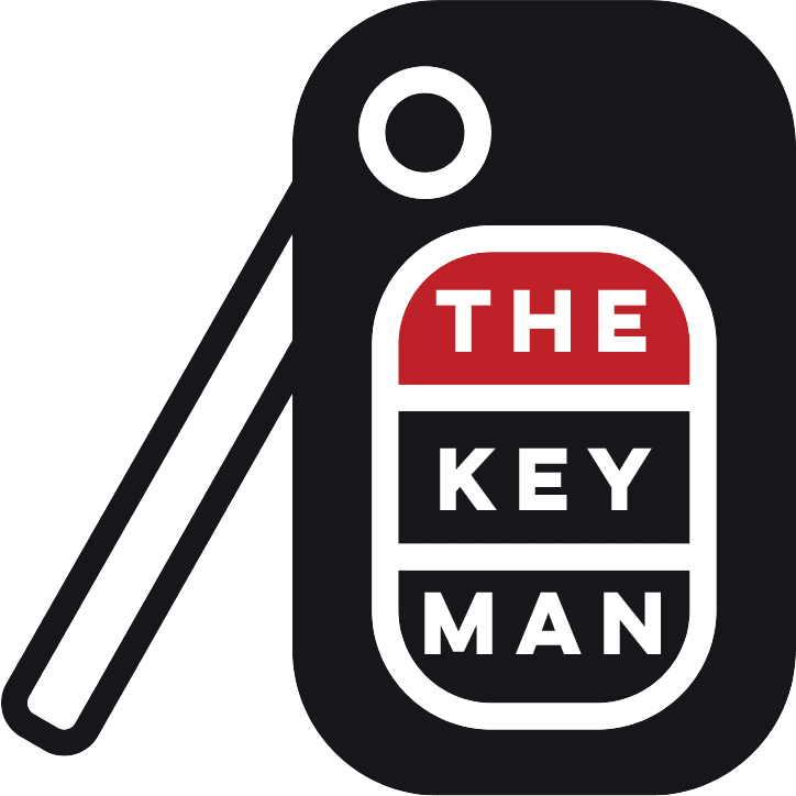 Car locksmith | the key man logo